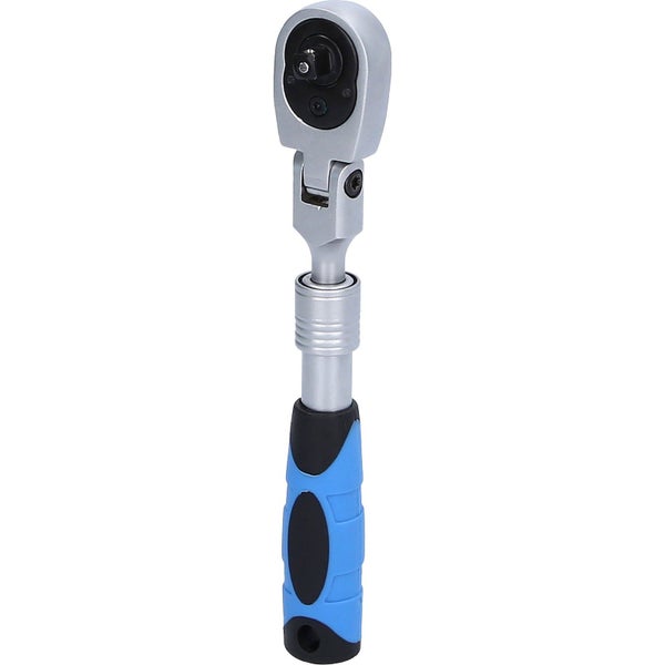 BRILLIANT TOOLS 1/4 Teleskop-Umschaltknarre mit flexibelem Kopf  (175 - 225 mm) - BT020997
