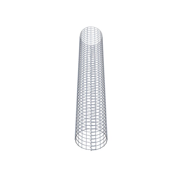 Gabionensäule Durchmesser 32 cm MW 5 x 5 cm rund - Höhe: 200 cm