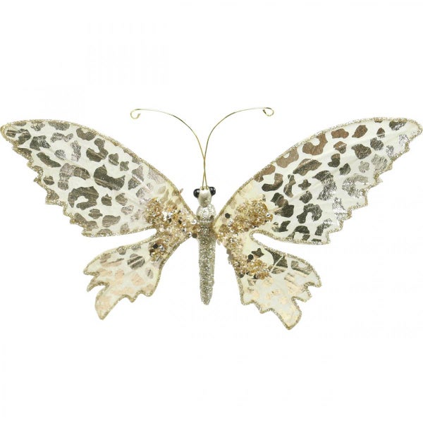 Dekorativer Schmetterling mit Leopardenmuster für den Innenbereich