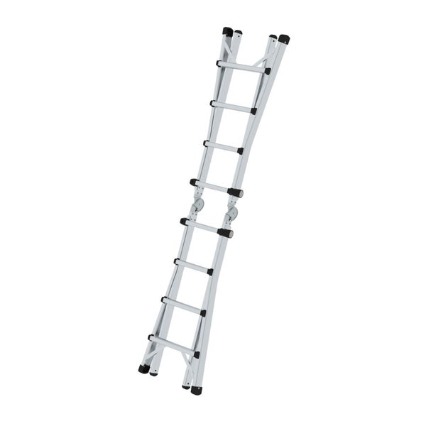 MUNK Gelenk-Teleskopleiter 4x4 Sprossen