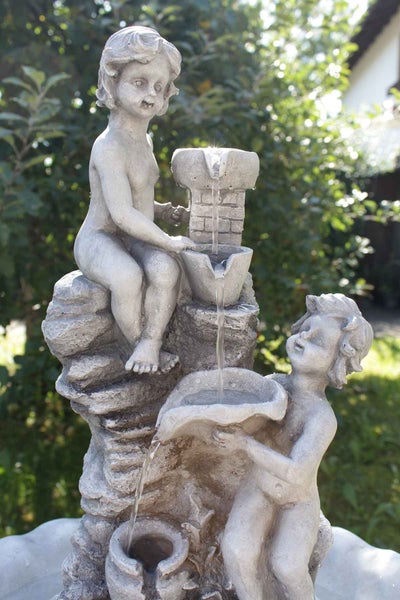 Gartenbrunnen Figurenbrunnen Wasserspiel FoFiglioletti 106 cm 10902