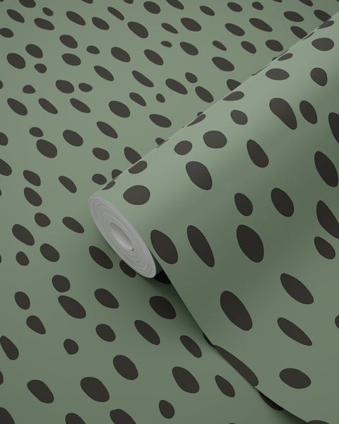 Tapetenrolle mit Punktmuster