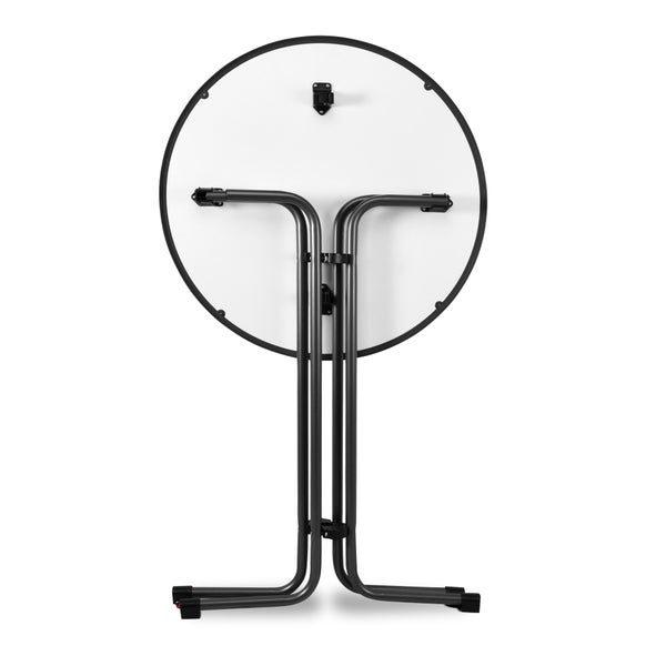 Beautissu Sylt Stehtisch Ø 80 cm Grau