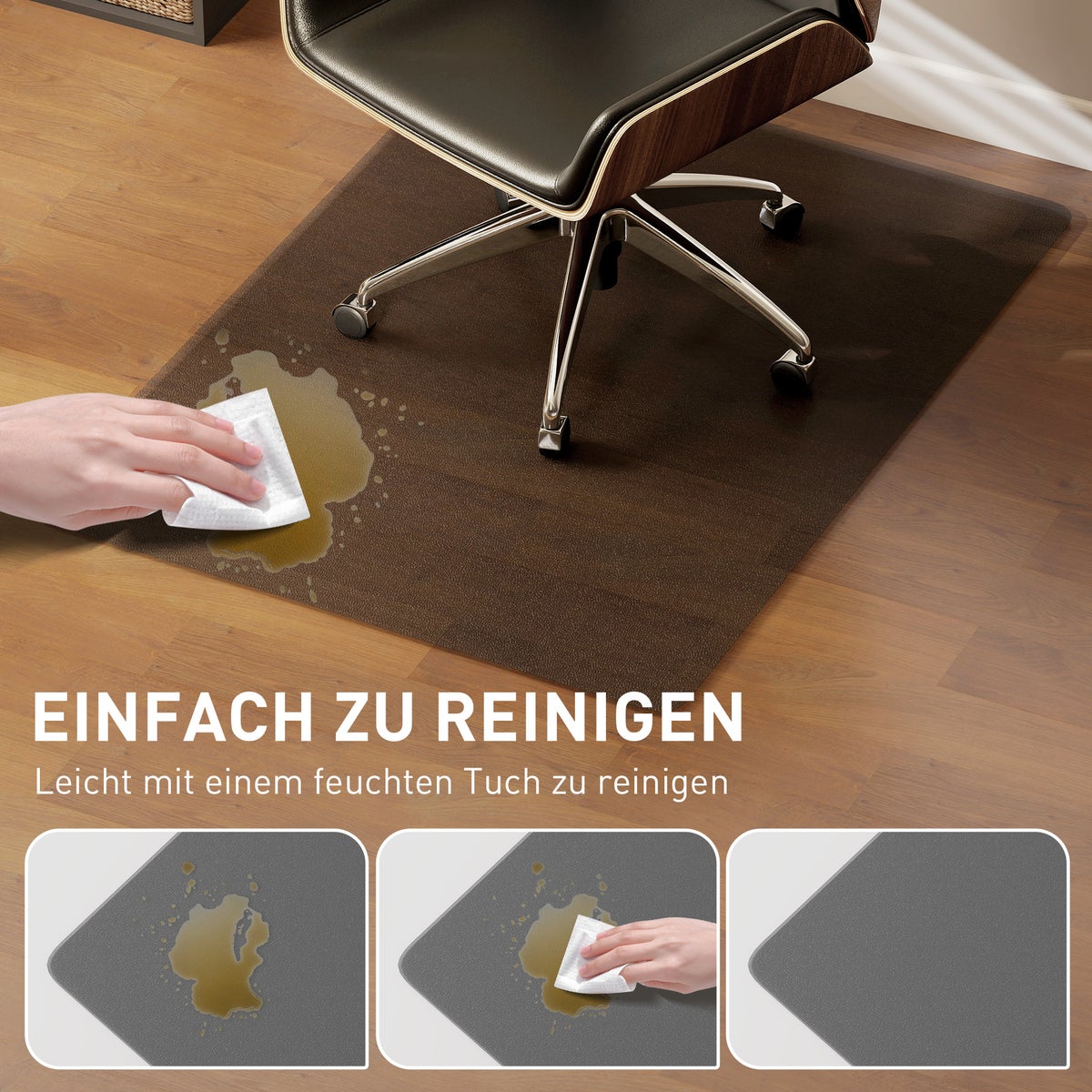 LP Projekt Bodenschutzmatte hellgrau 90x120cm LP Projekt Bodenschutzmatte hellgrau 90x120cm