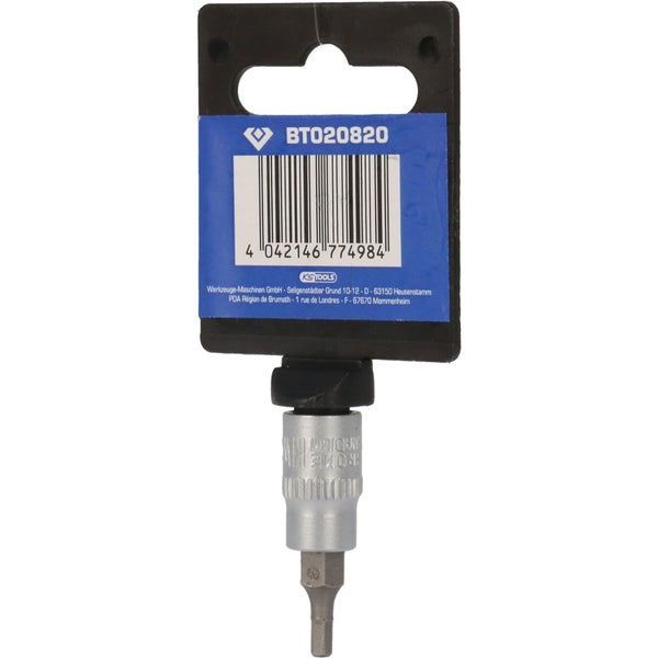 BRILLIANT TOOLS 1/4 Innensechskant Bit-Stecknuss 3 mm - BT020820