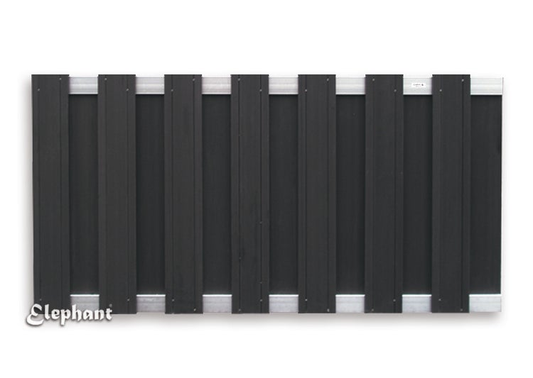 Gartenzaun aus Aluminium und Kunststoff