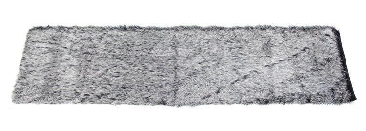 FRANK FLECHTWAREN | Tischläufer Dunkle Felloptik, 33 x 140 cm, POLYACRYL