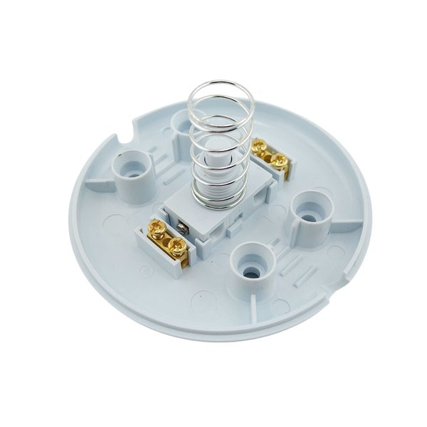 Deckenbaldachin mit Federzug und Schraubklemmen