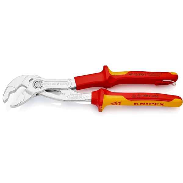 Knipex Cobra® VDE Hightech-Wasserpumpenzange, isoliert mit Befestigungsöse - 8726250T