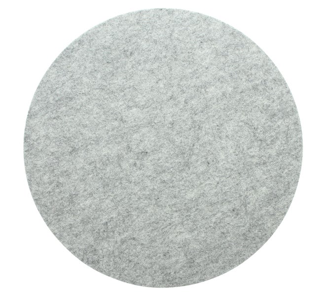 FRANK FLECHTWAREN | Platzmatte Grey, 4er Set, FILZ AUS PET, D: 35 cm