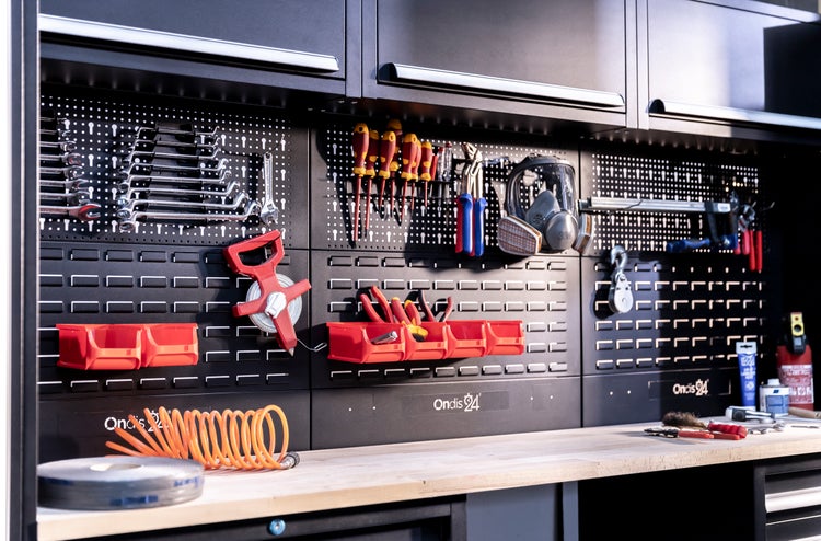 Regal mit vier Fächern für Lagerung und Organisation