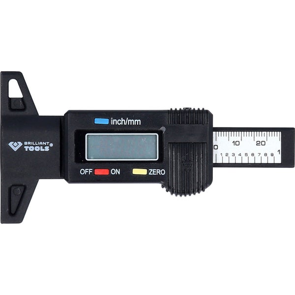 BRILLIANT TOOLS Digitaler-Tiefenmessschieber 0 - 25 mm - BT114903