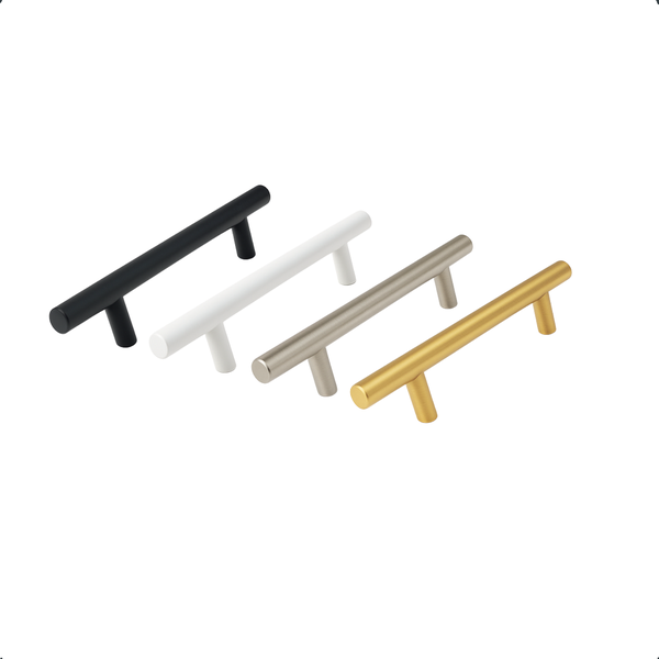 Möbelgriff Stangengriff Denver lochabstand  128 mm Edelstahl 10 Stück