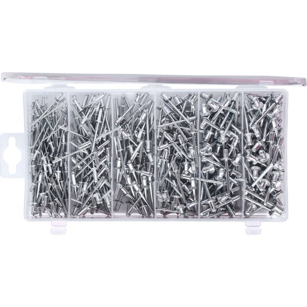 Blindnieten-Sortiment in Kunststoffbox
