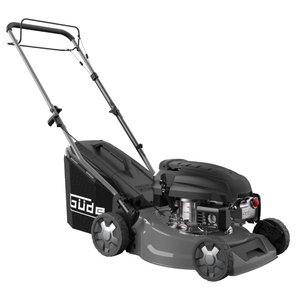 GÜDE Benzin-Rasenmäher Eco Wheeler 415 R | 3in1 mit Radantrieb, 42 cm Schnittbreite, 3 PS, Mulchfunktion, Leichtstart, Stahlgehäuse