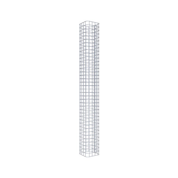 Gabionensäule 22 x 22 cm MW 5 x 5 cm eckig - Höhe: 1,90 m
