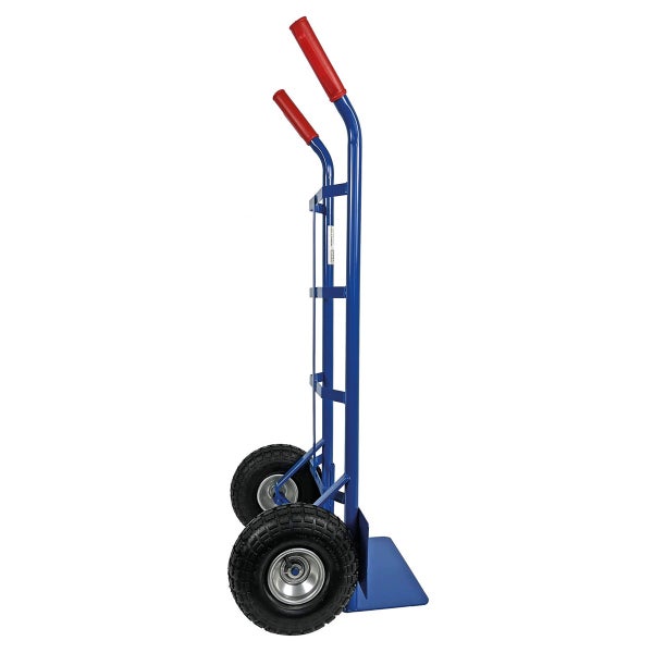 Profi Sackkarre HBH TK320LU – 320 kg Tragkraft, Luftreifen, Stahlrahmen, Transportkarre für schwere Lasten