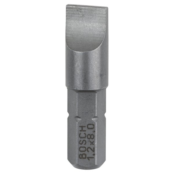Bosch 3x Schrauberbit Extra-Hart, S 1,2 x 8,0, 25 mm - 2607001468