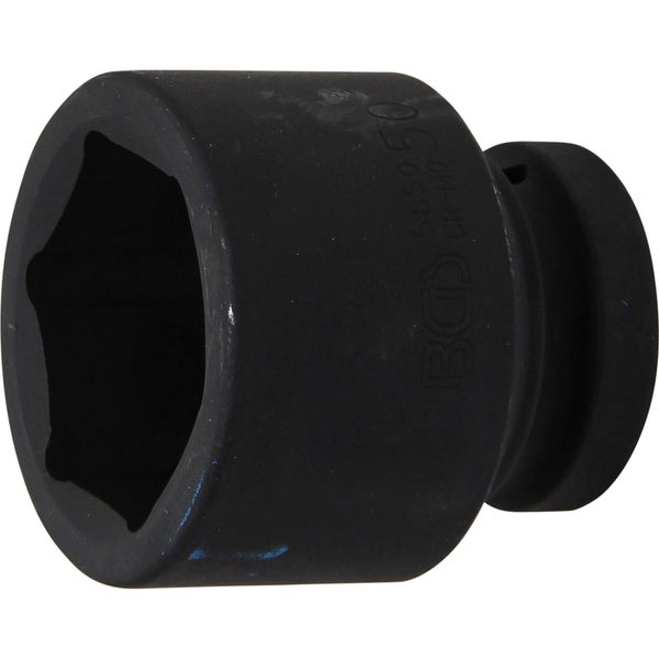 BGS Kraft-Steckschlüssel-Einsatz Sechskant Antrieb Innenvierkant 25 mm (1) SW 50 mm - 5850