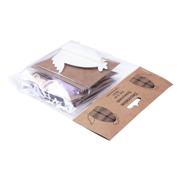 Dekoration Honigwabe, Set mit 6 Stück