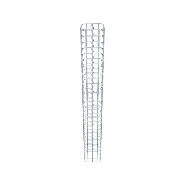 Gabionensäule 17 x 17 cm, MW 5 x 5 cm eckig - Höhe: 1,40 m