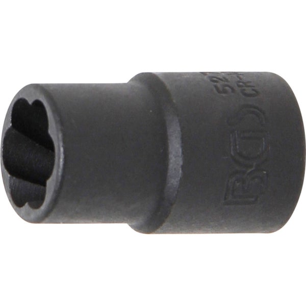 BGS Spiral-Profil-Steckschlüssel-Einsatz / Schraubenausdreher Antrieb Innenvierkant 10 mm (3/8) SW 11 mm - 5271