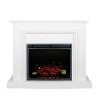 Weißer Elektrokamin