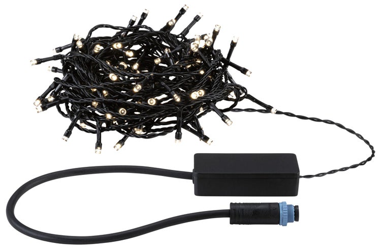 LED-Lichterkette mit Kabel und Transformator