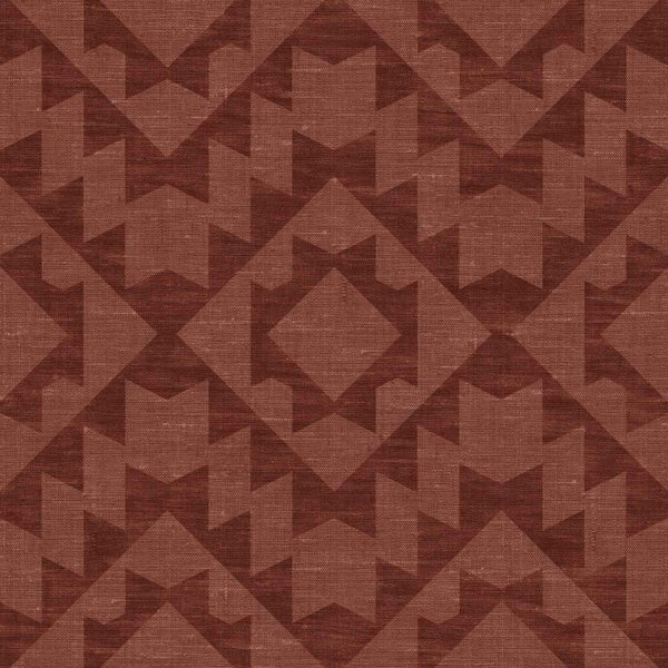 Tapete mit geometrischem Muster im Ethno Stil