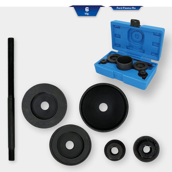 Ölansaugsystem mit Zubehör in blauem Koffer