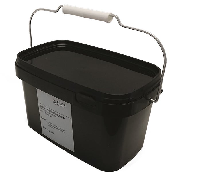 GartenLand Befestigungsclipse für Terrassendielen 250er-Set Schwarz Beschichtet inkl. Schrauben und Langbit