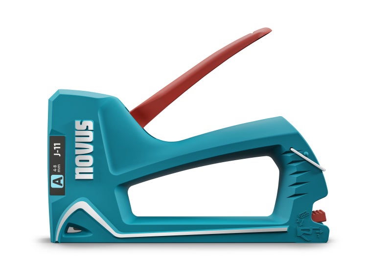 Novus Tools Handtacker J-11, 4-8 mm Typ A, Hobby-Tacker geeignet für Feindrahtklammern 030-0471