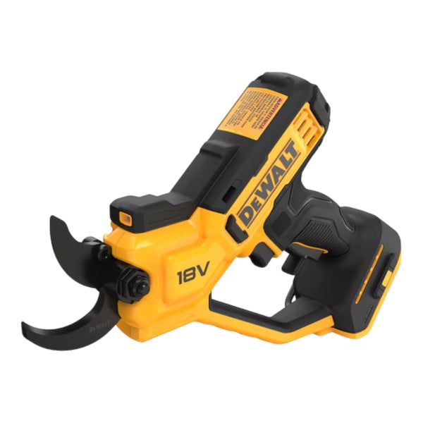 DeWalt Akku-Astschere 18 Volt in Gelb und Schwarz, mit scharfer Metallklinge zum Schneiden von Ästen und Pflanzen
