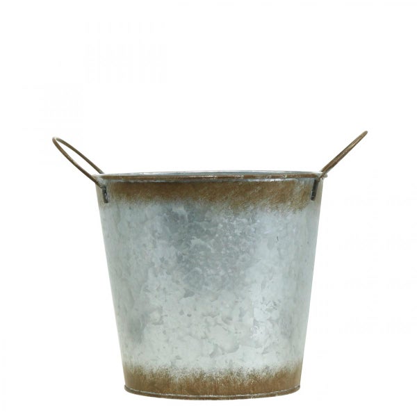 Verzinkter Eimer mit zwei Griffen