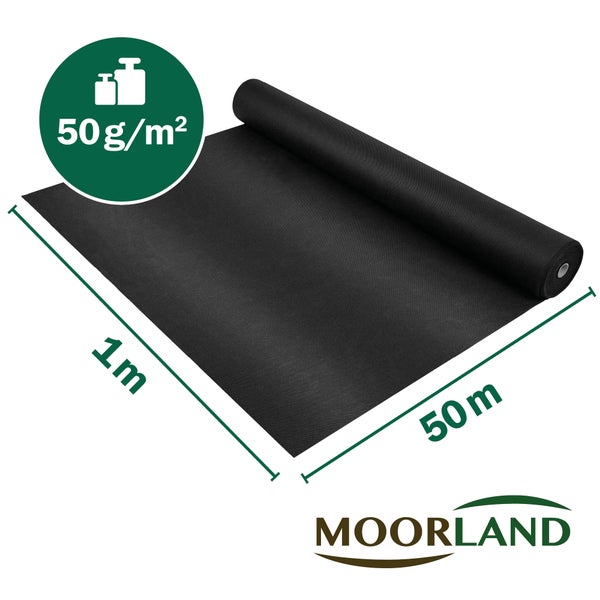 Gardur Unkrautvlies 100x5000cm Schwarz