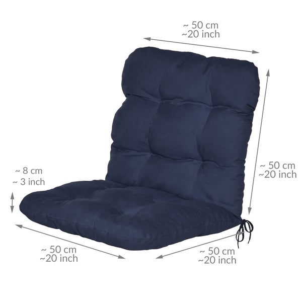 Beautissu Flair NL Niederlehner 100x50x8cm Dunkelblau (4tlg)