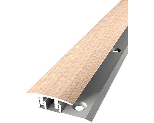 Übergangsprofil 578V Alu mit Holzdekor Eiche weiß gekalkt 100 cm