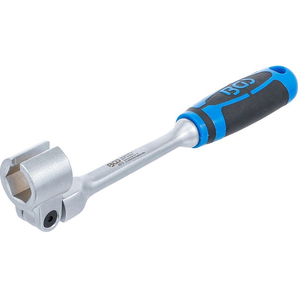 BGS Spezial-Ringschlüssel für Lambdasonden kippbar, mit Griff SW 22 mm - 8272