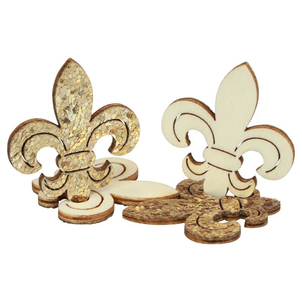 Dekorative Lilien aus Holz