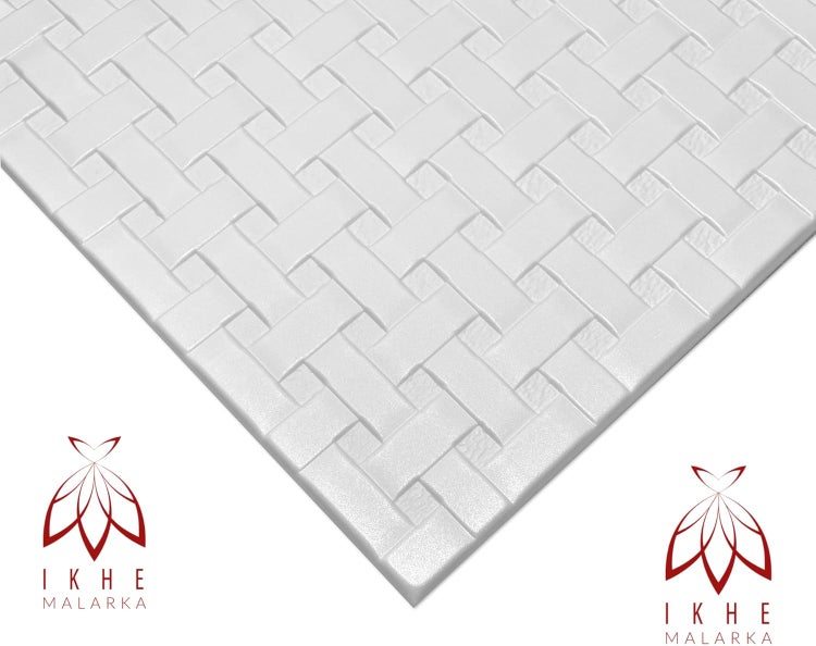 Paneelen aus reines Polystyrol XPS Styropor Deckenpaneelen Wandpaneelen 3mm dick - 50x50cm 0,25m² 0864