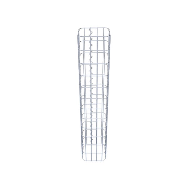 Gabionensäule 22 x 22 cm, MW 5 x 10 cm eckig - Höhe: 1,20 m