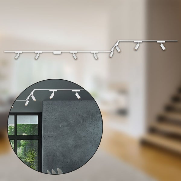 FULFILMENT ONLY Luxtrail 48V track system, set, 5m, white, 8xLED/5
