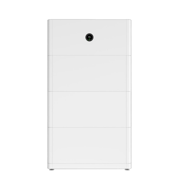 Weißer Luftreiniger mit Display