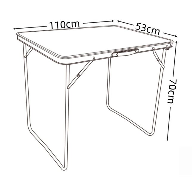 Campingtisch Gartentisch klappbar Galdas 110x53