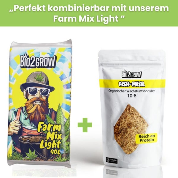 Bio2Grow Farm Mix Light und Fischmehl organischer Wachstumsbooster