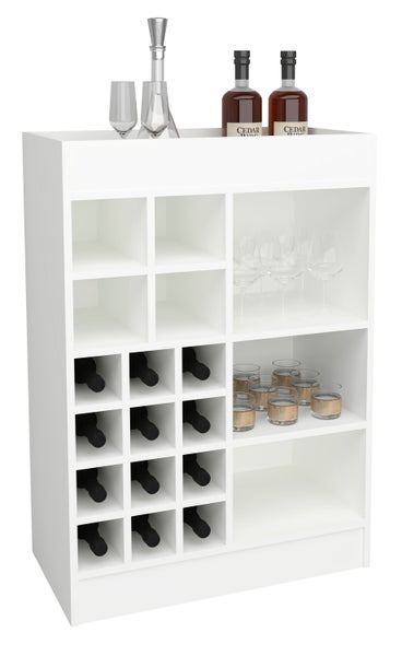 Küchenschrank Kommode Flaschen Weinregal Esilo