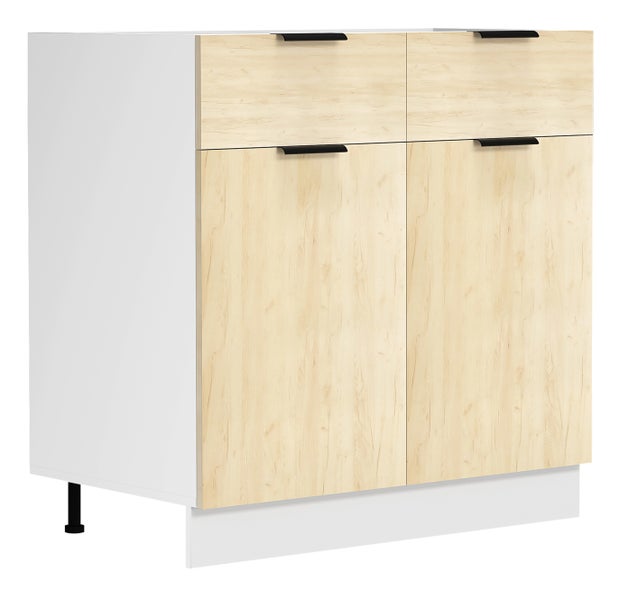 Küchenschrank B 80 cm Unterschrank Schublade Fasola