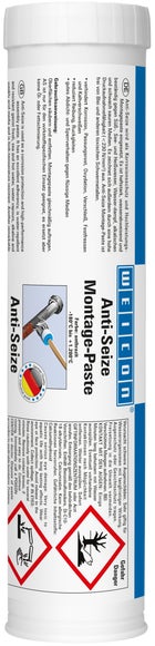 WEICON Anti-Seize Montagepaste | Schmier- und Trennmittelpaste | 0,4 kg | anthrazit