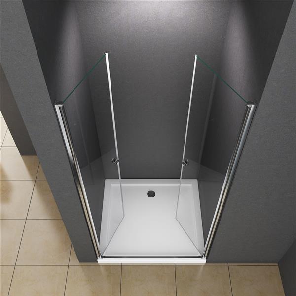 BuyLando Maja 105x195 cm Duschtür Nischdusche Klarglas