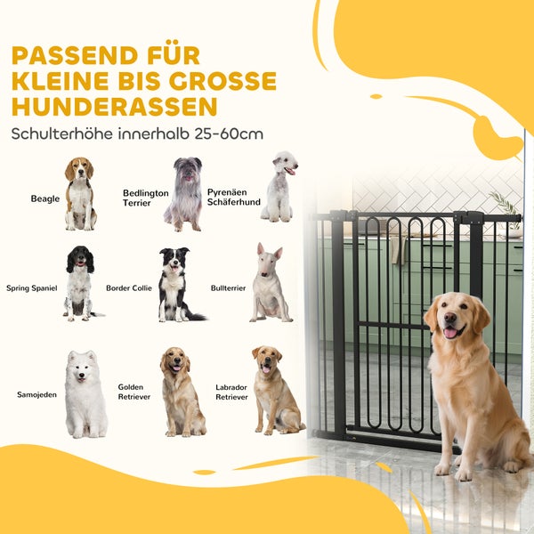 Geeignet für kleine bis grosse Hunderassen mit einer Schulterhöhe von 25 bis 60 cm.